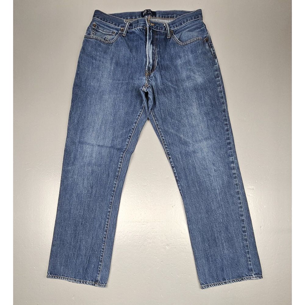 Gap Jeans Mens 34x34.‎ Vintage Standard 1969 Faded Blue Denim.